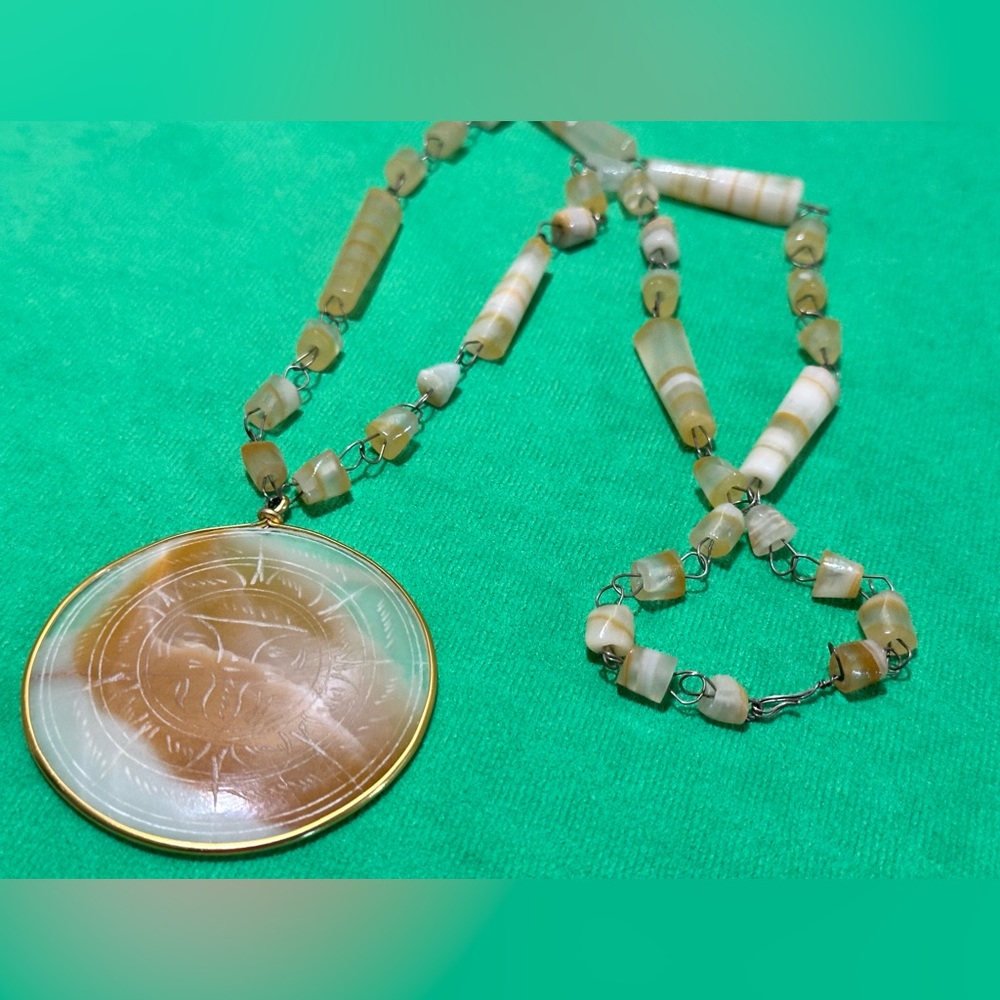Vintage Mayan Aztec Necklace